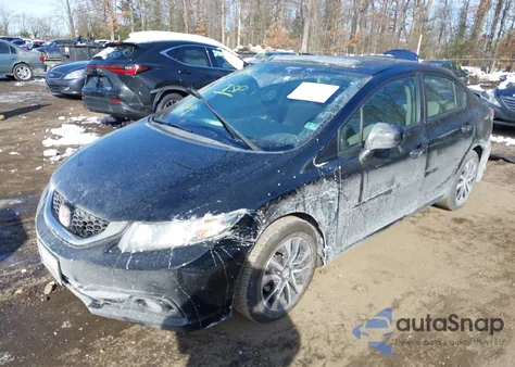 2013 Honda Civic Exl from USA, damaged, VIN 2HGFB2F95DH533440